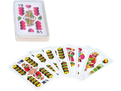 MEZUZA Karty MARIÁŠ 1514 dvouhlavý plast