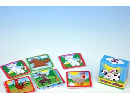 MEZUZA Karty Pexeso se zvířátky papír