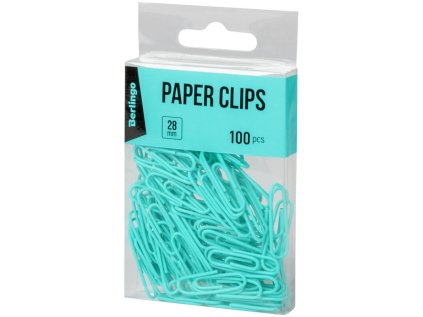 BERLINGO dopisní spony 100ks modré /24/