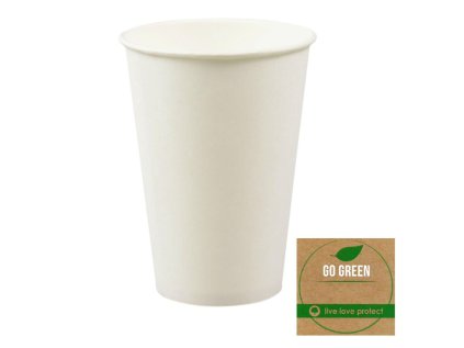 AX EKO kelímek papírový bílý 500ml 6ks