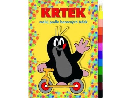 AKIM omalovánky s MAXI voskovkou KRTEK