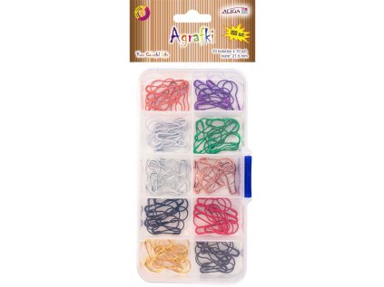 ALIGA spínací špendlík AGR-0927 100ks MIX barev