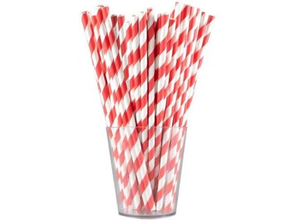 AX EKO brčko papírové proužek 12ks červen