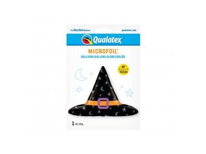 GD balónek fóliový "klobouk čarodějnice"