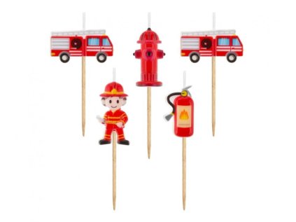 GD Svíčky dortové tvar Hasiči