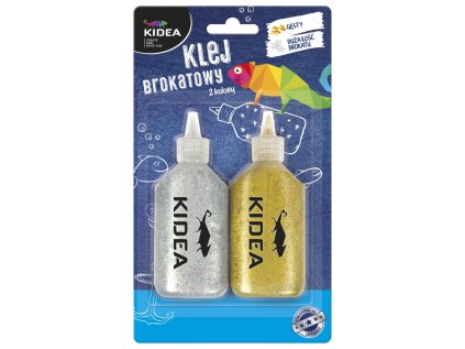 DRF KIDEA lepidlo s brokátem 2 x 40g zlaté, stříbrné