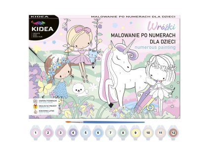 DRF KIDEA malování podle čísel Víly