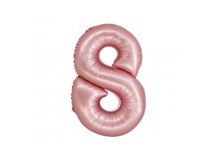 GD balónek fóliový 76cm "8 " růžový