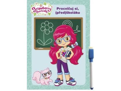 Stíratelný sešit - Procvičuj si (před)školáku - Strawberry