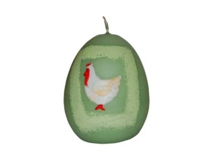 Velikonoční svíčka ve tvaru vajíčka