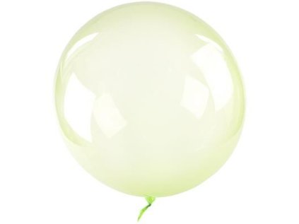 Balónek BUBBLE limetkový 1 ks