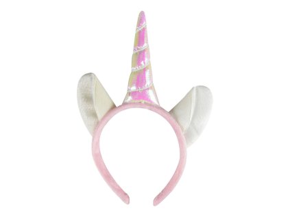 Párty čelenka Jednorožec hologram