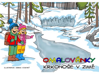Omalovánky A5 - Krkonoše v zimě
