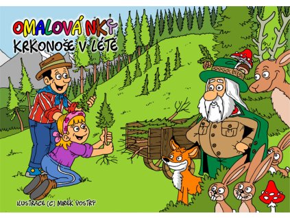 Omalovánky A5 - Krkonoše v letě