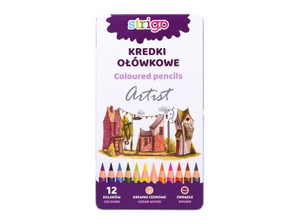 Pastelky STRIGO ARTIST 12 barev