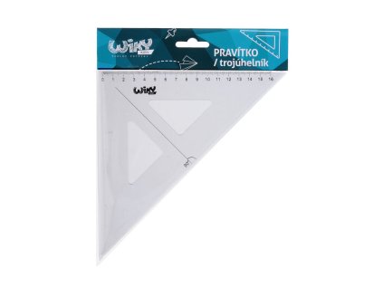 Trojúhelník s ryskou transparentní