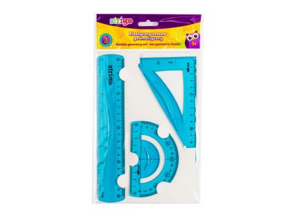 Geometrická sada STRIGO Flexi Blue