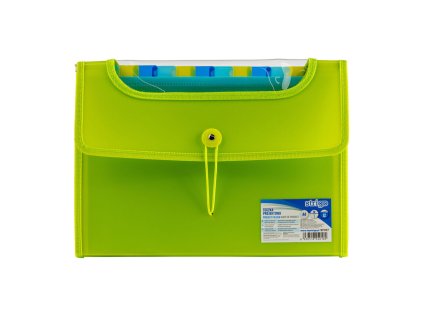 Složka A4 s 6 kapsami STRIGO zelená