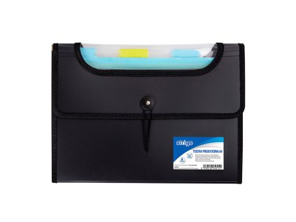 Složka A4 s 6 kapsami STRIGO černá