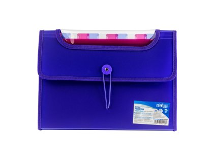 Složka A4 s 12 kapsami STRIGO fialová