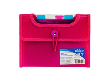 Složka A5 s 6 kapsami STRIGO růžová
