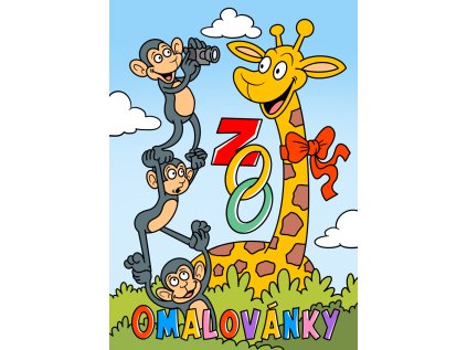 Omalovánky A5 LUX ZOO