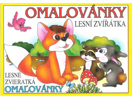 Omalovánky A5 Lesní zvířátka