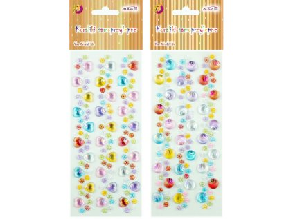 Kamínky samolepící - kytičky