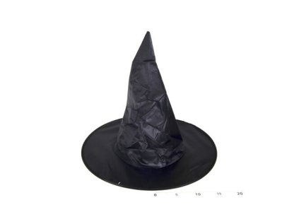 Klobouk čarodějnický černý 35 cm