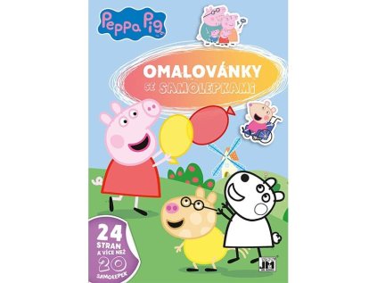 Omalovánky A4 se samolepkami - Peppa 3588-4