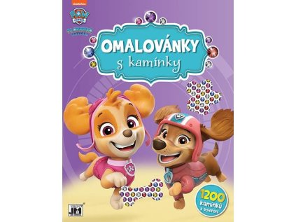 Omalovánky A4 s kamínky - Tlapková patrola