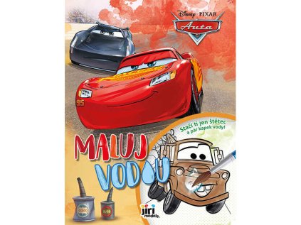 Omalovánky A4 vodové Auta