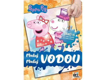 Omalovánky A4 maluj vodou Peppa