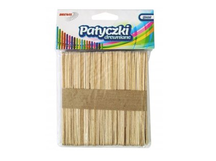 Dřívka natur 1,5 x 14 cm 50 ks