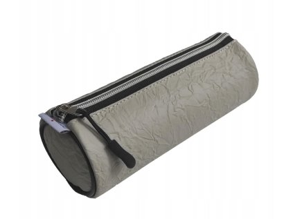 Pouzdro EKO kůže DIAMOND kulaté šedé