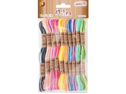 Bavlnky barevné 10 x 8 m dvoubarevná