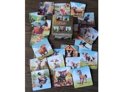 Pexeso LUX v krabičce - Farma