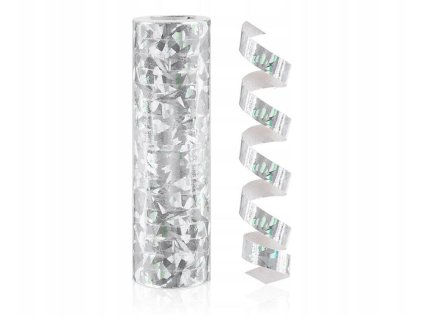 Serpentýna hologram 4m stříbrná