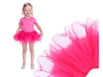Dětský párty převlek - sukýnka "tutu" fuchsiová