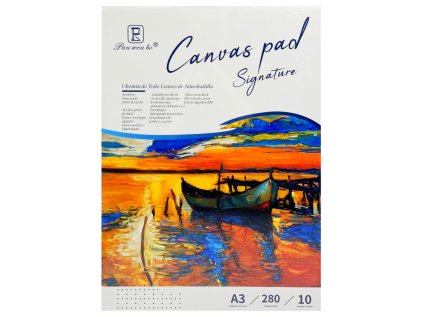 Malířské plátno v bloku A3 / 10 listů