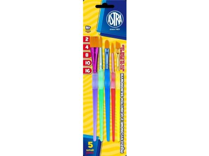 Sada štetců se silikonovým úchopem