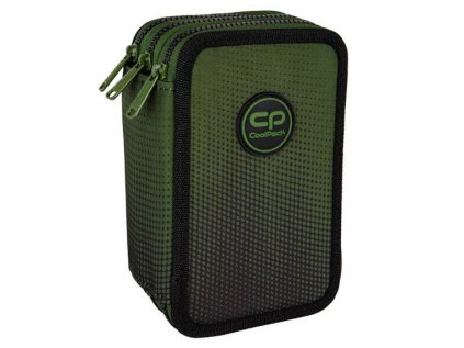 Penál 3 zipy Jumper Gradient Grass - vybavený