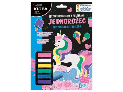 Obrázky s pastelami - Jednorožec