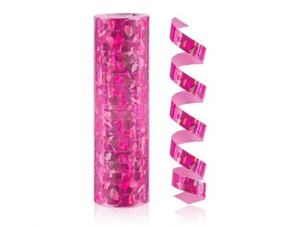 Serpentýna hologram 4m růžová