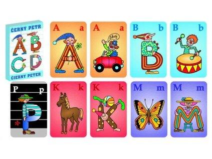 Karty Černý Petr - Abeceda