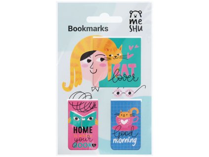 Magnetické záložky MESHU 3ks Cat Lover