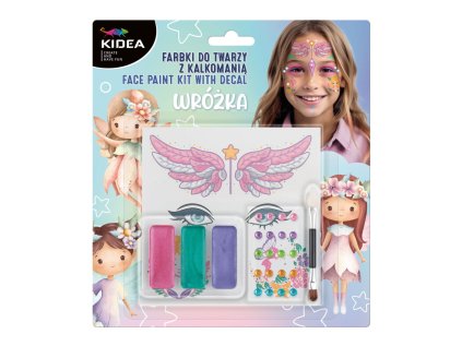 Barvy na obličej - VÍLA s tetováním a samolepkami