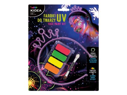 Barvy na obličej UV s korunkou