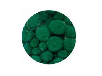 Bambule tmavě zelené 80 ks mix velikosti