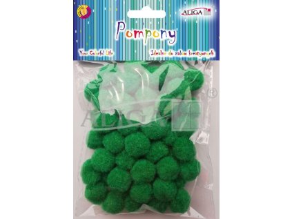 Bambule zelené 2 cm 60 ks